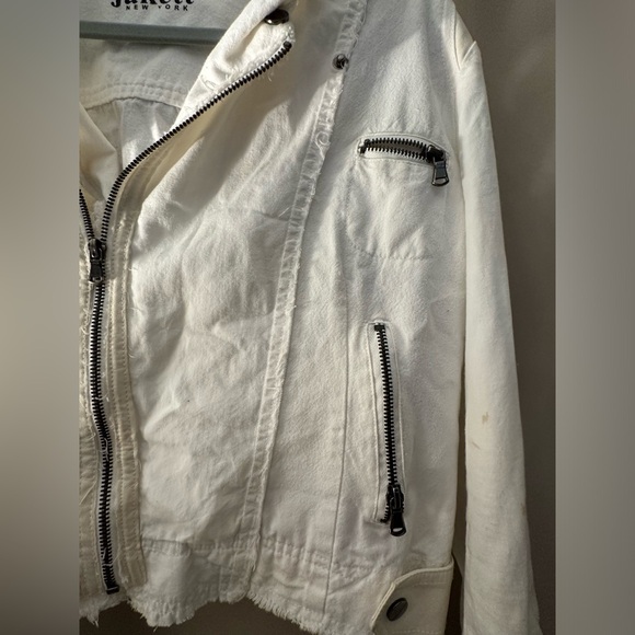 White Jacket w/ Zippers - Picture 8 of 12